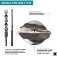 thumbnail image 4 of Broca Sds Plus 1/4 X 6-1/4 Para Concreto Makita B60610 Makita 711236A, 4 of 6