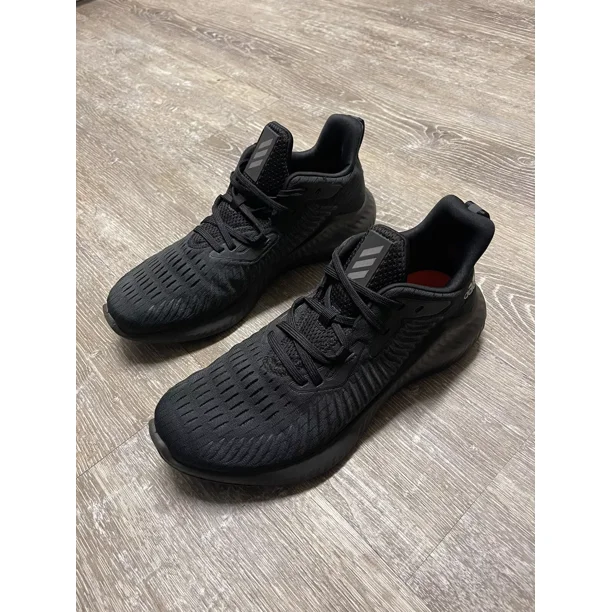 Mens Ad-id-as Alphabounce + Running Shoes Sneakers Black Size 8 - G28584