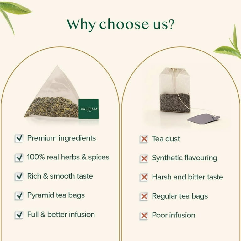 VAHDAM, Organic Green Tea from India. High Grown Himalayas VAHDAM, Organic Green Tea from India. High Grown Himalayas