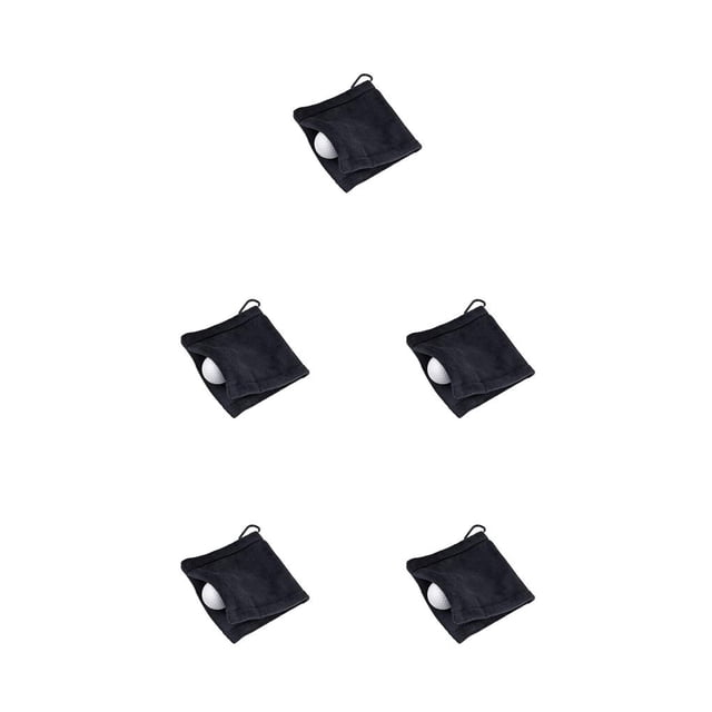 Sonducket Toalla de limpieza de pelotas de Golf con gancho, bolas de microfibra cuadradas de absorción de agua, toallita para palos de Golf, Type2 NO2