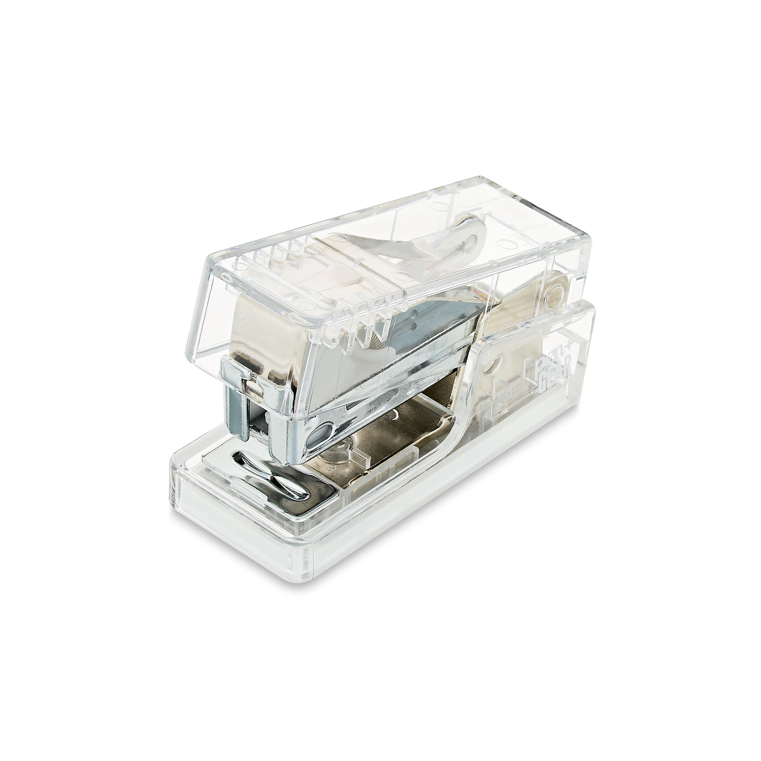 (3 pack) Pen+Gear Mini Stapler with Staples, Clear