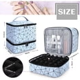 thumbnail image 3 of PU Nail Polish Organizer Bag Holds 30 Bottles , Gel Nail Polish Organizers and Storage box for Nail Tech, Nail Kit Supplies Organizer Case, 3 of 10