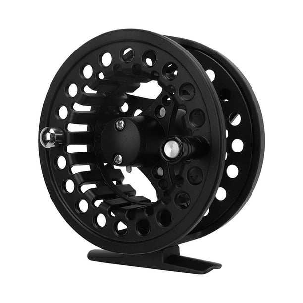 Youthink Fly Reel, 5/6 Black Aluminum Alloy Fishing Reel Large Arbor For Trout