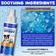 thumbnail image 3 of Oimmal Pet Hydrocortisone Spray for Dogs and Cats,Gently Soothes Skin Irritation, Relieving Pet Allergy And Itching,Natural Ingredients, Non-toxic，Pet Skin Care Spray 2 Pack, 3 of 10