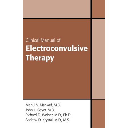 UPC: 9781585622696 | Clinical Manual of Electroconvulsive Therapy (Paperback)