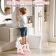 thumbnail image 4 of Inodoro Vorykido 2 en 1 con asiento para ir al baño con escalón, color rosa, 4 of 7