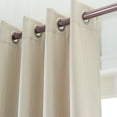 thumbnail image 2 of Elegant Iceland Metallic Grommet Blackout Curtain 54" x 84" Beige Rt Designers Collection, 2 of 7