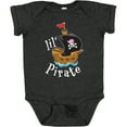 thumbnail image 3 of Inktastic Lil' Pirate Pirate Ship, Pink Bandana Boys or Girls Baby Bodysuit, 3 of 5