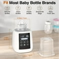 thumbnail image 6 of Behome Bottle Warmer, 48Hours Keep Warm, Fast Milk Warmer for Breastmilk and Formula, Accurate Temperature Control & LED Light, for All Bottles, White, 6 of 9