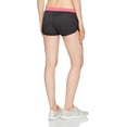 thumbnail image 2 of soffe women's juniors nu wave short, black/cotton candy, large, 2 of 2