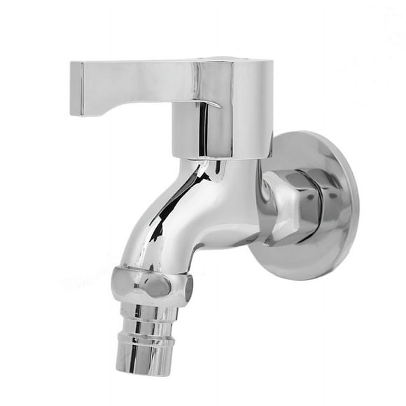 Water Faucet,G1/2" Stainless Steel Laundry Washing Machine Faucet Wall Mounted Faucet Smooth Operation