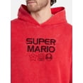 thumbnail image 4 of Super Mario Bros. Men's & Big Men's Graphic Hoodie with Overshoulder Print, Sizes XS-5XL, 4 of 5