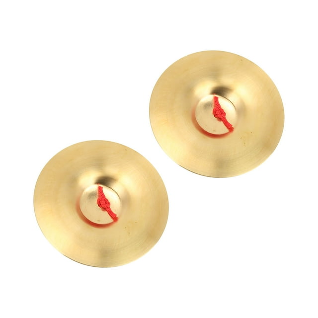 Cymbals Pair, Easy Playing Crash Cymbal Brass for Musical Application