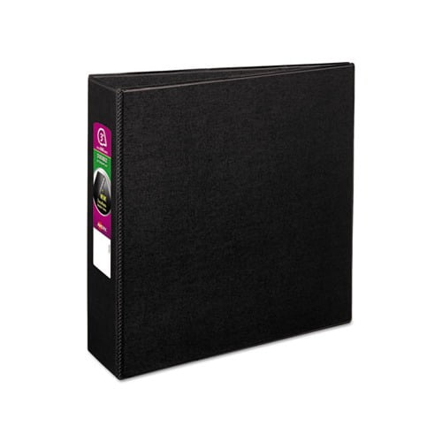 Durable Non-View Binder with DuraHinge and Slant Rings 3 Rings, 3" Capacity, 11 x 8.5, Black