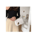 thumbnail image 3 of Bolso Bandolera De Un Hombro Con Cadena De Metal Para Mujer  Xtellar Color Blanco, 3 of 3