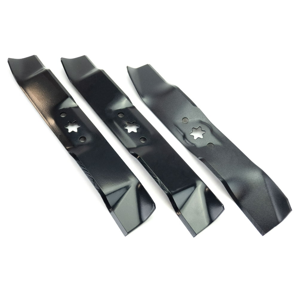 (3) Mulching Blades for Cub Cadet 46" LT1045 LT1046 (2) 74204125 (1