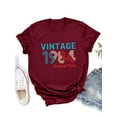thumbnail image 3 of SLADYGLO Women Letters Print Crew Neck Short Sleeve T-Shirt, 3 of 7