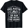 thumbnail image 1 of Grill Master The Man The Myth Legend - Camiseta divertida para barbacoa, 1 of 2