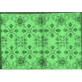 thumbnail image 1 of Ahgly Company Indoor Rectangle Abstract Emerald Green Modern Area Rugs, 6' x 9', 1 of 4