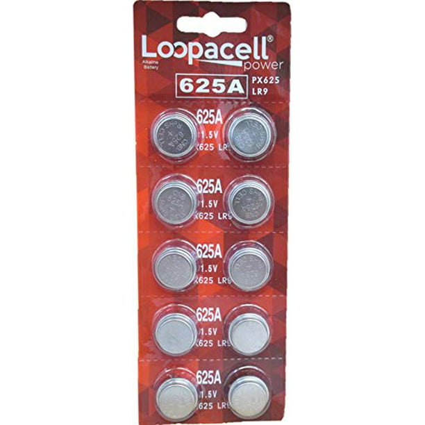 Ga naar beneden Verhuizer Bijwonen Loopacell 625A PX625A LR9 V625U PX625 1.5V 10 Batteries - Walmart.com