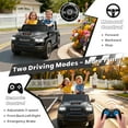 thumbnail image 3 of 24V 2 Seats Ride On Car for Kids, Licensed RAM RHO 1500 Powered Electric Car with 4 Wheels Spring Suspesion, Ride On Toy for 3-8 Year Boys & Girls with Remote Control, Horm, Siren, LED Lights, Black, 3 of 9