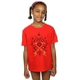 thumbnail image 2 of Harry Potter Girls Christmas Fair Isle Cotton T-Shirt, 2 of 5