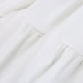 thumbnail image 4 of CHUANK Robes en Lin pour Femmes Été Grande Taille Manches Courtes Col en V Longueur Genou Robe Ample Décontractée Confortable Robe de Plage Soldes de Liquidation 2024, 4 of 7