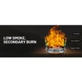 thumbnail image 3 of LiviNest Cyberpit One Pro 25 inch Smokeless Fire Pit, Pull-Out Ash Pan, Portable Outdoor Firepit with Carry Handle, Stainless Steel for Backyard Patio Camping, 3 of 6