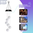 thumbnail image 3 of Serie de Luz Solares Rm Regalomex Tipo Campanas de Viento Panel Solar Grande, 3 of 8
