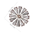thumbnail image 6 of AURARMLET Rustic Farmhouse Windmill Wall Sculpture Wooden Vintage Decorative Wall Art for Home and Garden, 6 of 6