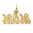 thumbnail image 3 of 14K Gold Mom Charm Pendant Jewelry 18 x 19 mm, 3 of 4