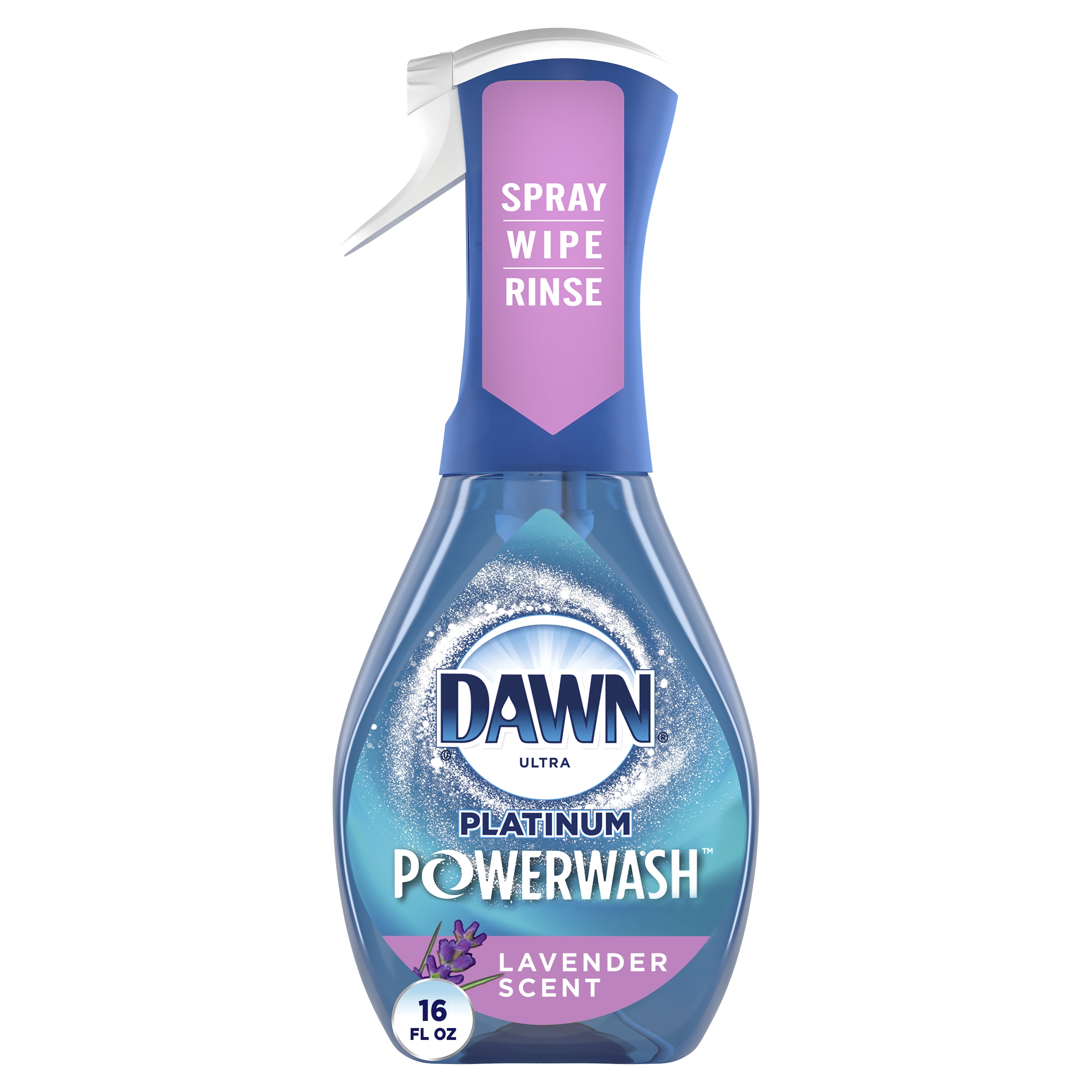 Dawn Platinum Powerwash Dish Spray, Dish Soap, LavenderStarter Kit, 16.0 fl oz