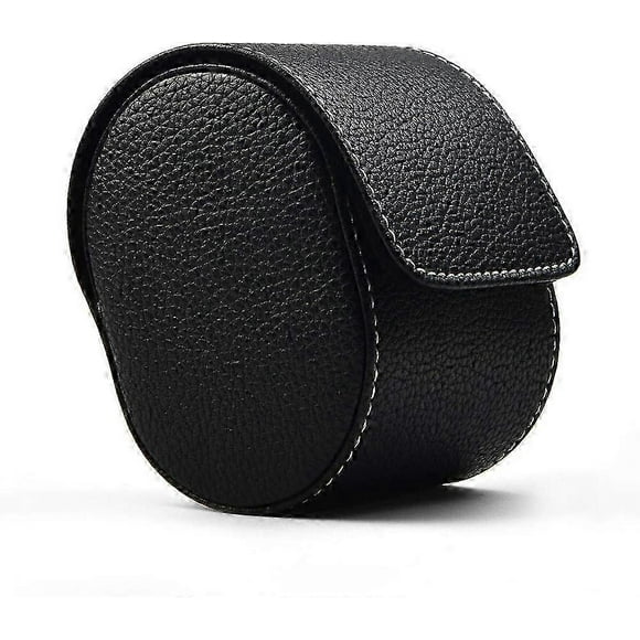 Watch Travel Case, Single Watch Box, Leather Travel Jewellery Storage Box Single Watch Case