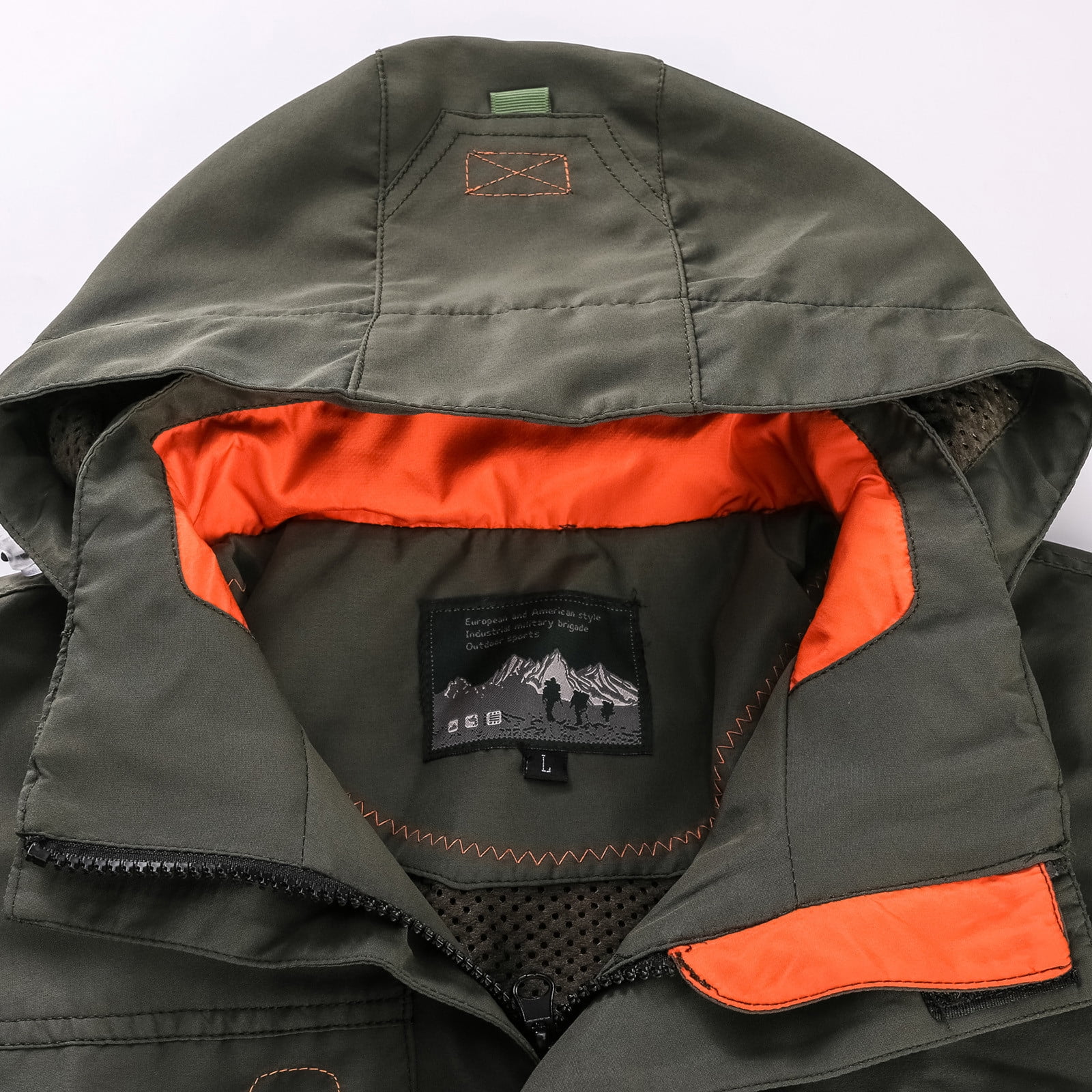 LYXSSBYX Winter Jackets for Men Clearance Men's Jacket Mid-length Casual Outdoor Hooded Plus Size Jacket Spring and Autumn Clothes