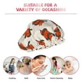 thumbnail image 6 of KLL Snake Around Heart Pattern Shower Cap & Bath Cap for Women,Reversible Oversized Waterproof Shower Caps for all Hair Lengths,Elastic Reusable Bathing Hair Cap, 6 of 6
