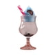 thumbnail image 4 of Comida en miniatura, bebida, helado falso, modelo, micropaisaje, accesorios, miniatura azul, 4 of 9