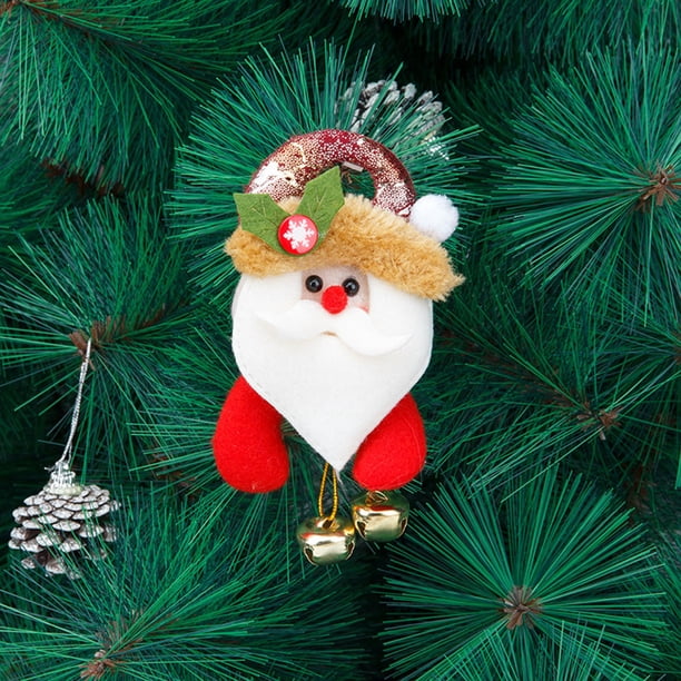 Hot6sl Ofertas Del Día Adornos Navideños Regalo Papá Noel Muñeco de Nieve Reno Juguete Decoraciones Colgantes