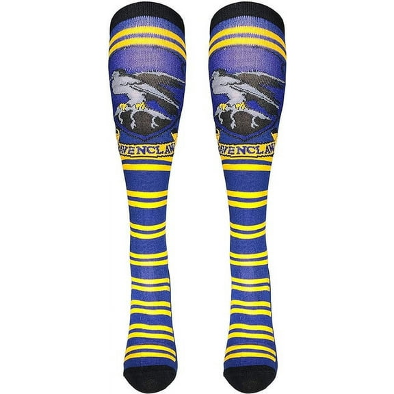 Harry Potter Ravenclaw Knee High Multicolor Horizontal Stripe Socks