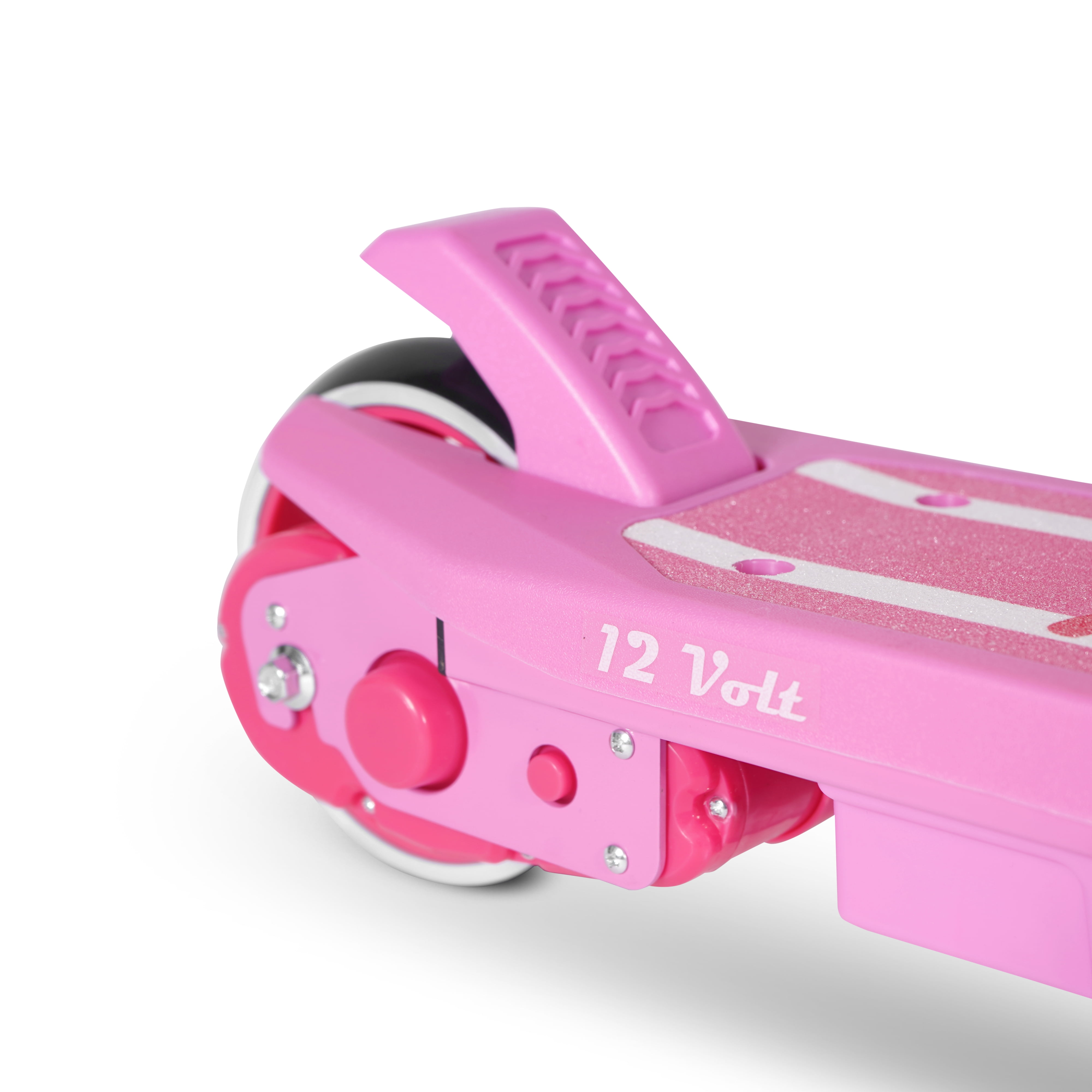 Barbie 12 Volt Jammer Kids Electric Scooter Ride On for Ages 8+, 10 mph Max Speed
