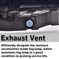 thumbnail image 4 of Front Bumper LED Fog Light Driver Fog Lamp Driver And Passenger Side Fit for BMW G11 G12 740i 750i 2016-2019, 4 of 5