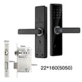 thumbnail image 2 of Smart Door Lock Biometric Fingerprint Remote Unlocking Keyless Card Password Lock Electronic Door Lock ,Integrated Smart Home, 2 of 8