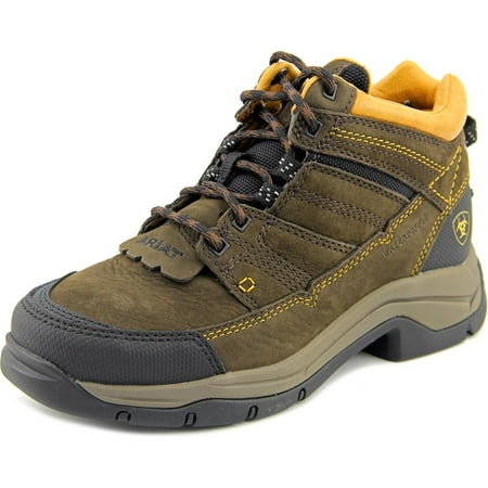 - Ariat terrain pro h2o Women Round Toe Leather Brown Hiking Boot