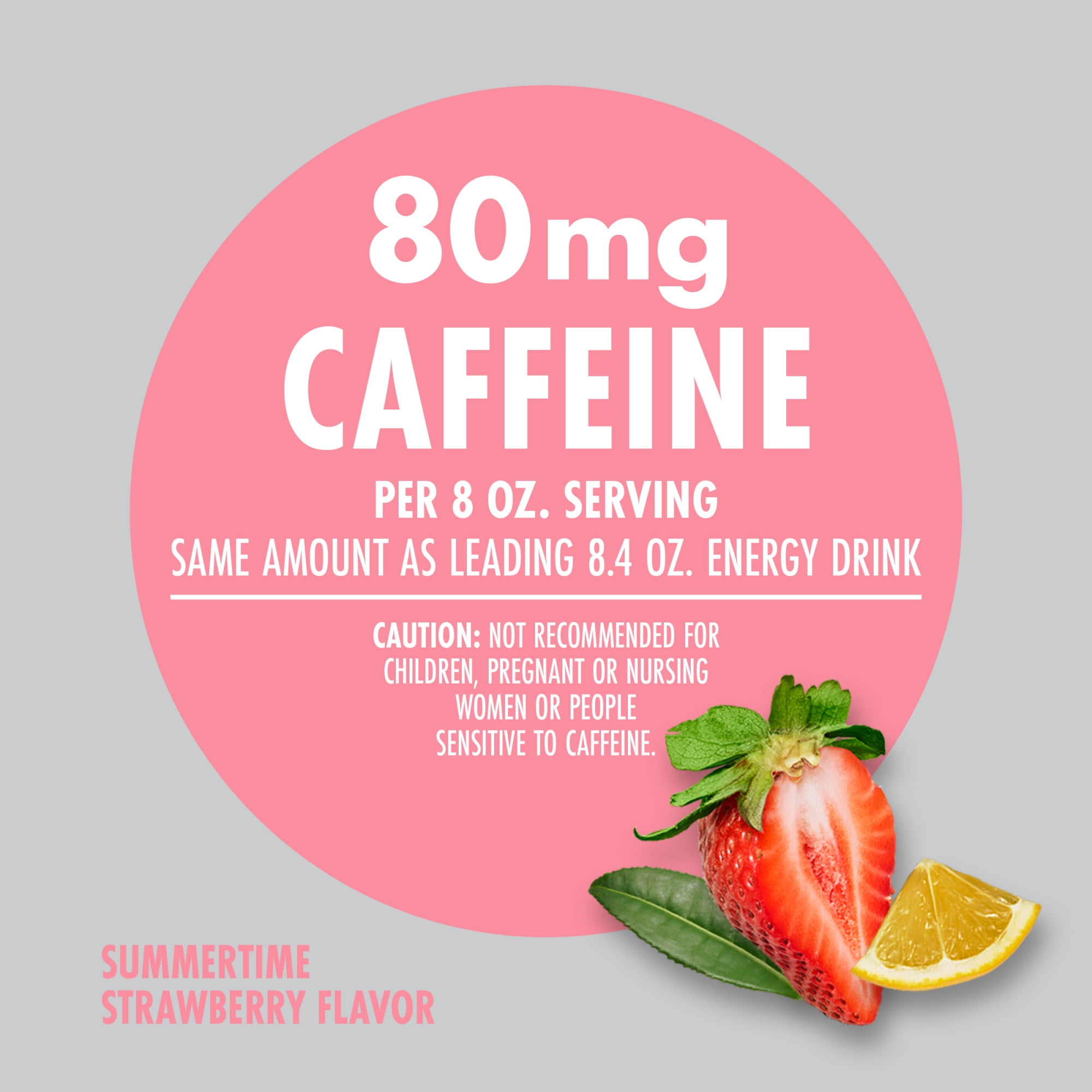 V8 +Energy Limited Edition Strawberry Lemon Flavor Energy