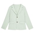 thumbnail image 6 of Curuila Kids Infant Girls Boys Suit Jacket Long Sleeve Solid Color Lapel Coat For Girls Boys Spring Autumn Fashion Outerwear Size 11-12 Years, 6 of 9