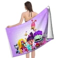 thumbnail image 4 of Abby Hatcher Toalla de playa de secado rápido con diseño temático, regalo para mujeres y niñas, ideal para cumpleaños, fans, amantes de la música, uso en la playa o al aire libre,78*180cm, 4 of 6