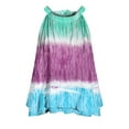 thumbnail image 4 of Women Tops Dressy Casual, Women's Flowy Peplum Tank Tops Casual Sleeveless Ruffle Babydoll Blouse Shirt Tie Dye Color Block Tank Tops Vest, 4 of 5