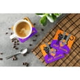 thumbnail image 3 of Caroline's Treasures Halloween Witches Feet Foam Coaster Set of 4, 3 of 3
