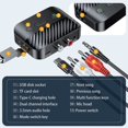 thumbnail image 2 of Récepteur Audio Bluetooth pour Voiture Adaptateur Audio Bluetooth Sans Fil (FMY), 2 of 5