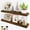 Brown, variant on Floating Shelves for Wall, 24Inch Floating Shelves Set of 2, Hanging Shelf with Invisible Brackets, Wood Shelves for Living Room, Bedroom, Kitchen, Oak