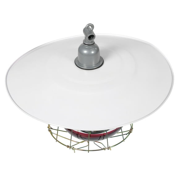 White Metal Heat Lamp for Livestock Heating with High Safety and Durability 1pc